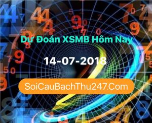 Dự Đoán Ngày 14-07-2018 Chốt Số XSMB