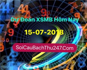 Dự Đoán Ngày 15-07-2018 Chốt Số XSMB