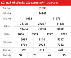 Dự đoán soi cầu miền bắc 11-03-2021