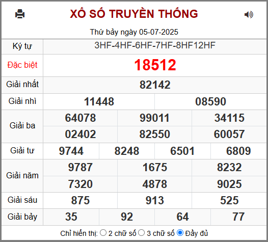 Soi cầu XSMB 06-07-2025
